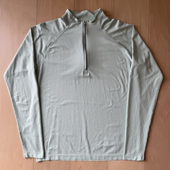 Lululemon Metal Vent Tech Pullover L Light Green Utility Athleisure Workout - Picture 2 of 11